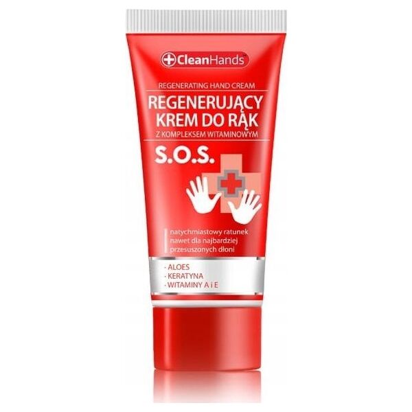 Chemistry CLEAN HANDS αναπλαστική κρέμα χεριών, με σύμπλεγμα βιταμινών SOS, 30 ml 13277035 5901185018291