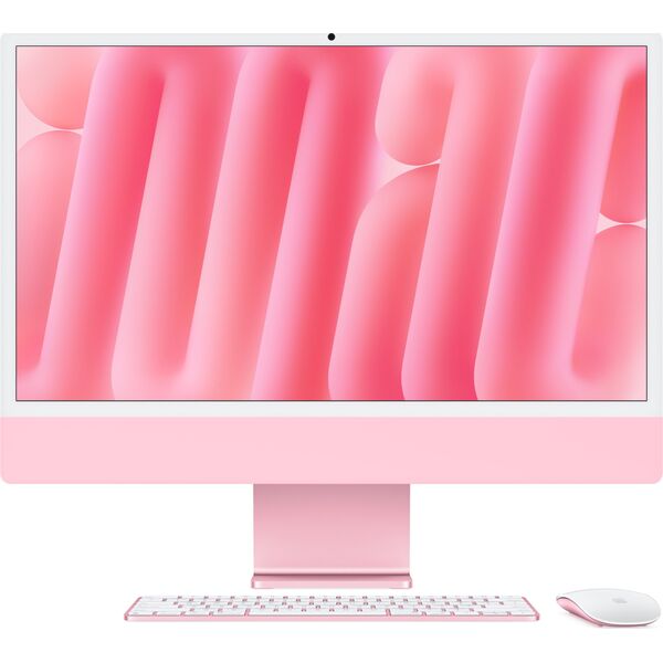 Komputer Apple iMac 24 M4 / 16 GB / 256 GB / 8R GPU / Różowy (MWUG3ZE/A)