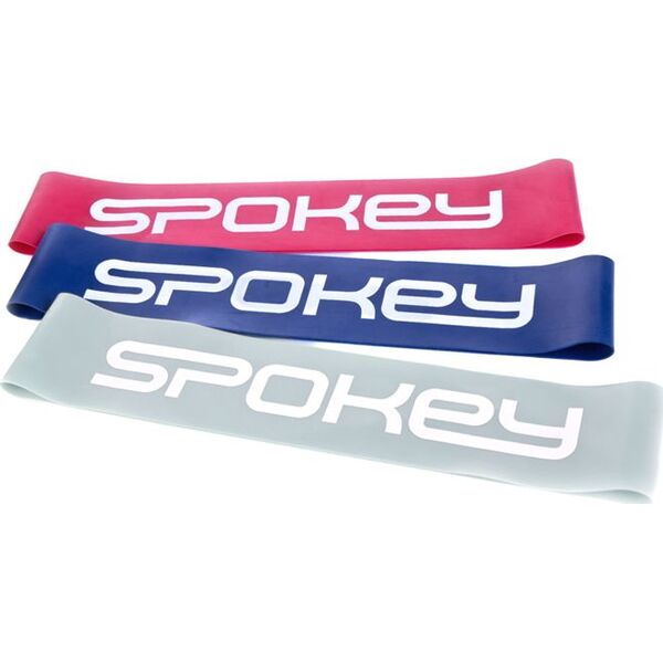 Spokey Mini Band Set różne poziomy oporu w zestawie wielokolorowy 3 szt.