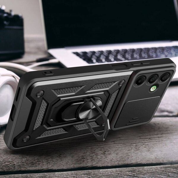 Case SAMSUNG GALAXY A16 Tech-Protect Camshield Pro black 5906302372782
