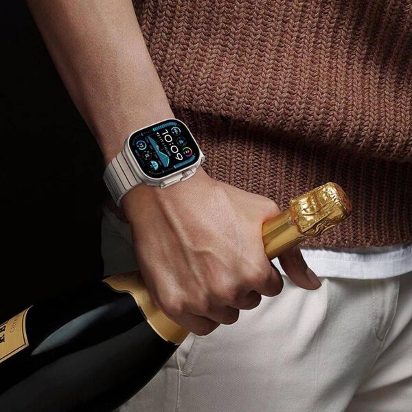 Strap for APPLE WATCH 6 / 7 / 8 / 9 / 10 / SE / ULTRA 1 / 2 (44 / 45 / 46 / 49 MM) Tech-Protect LinkBand black 5906302370931