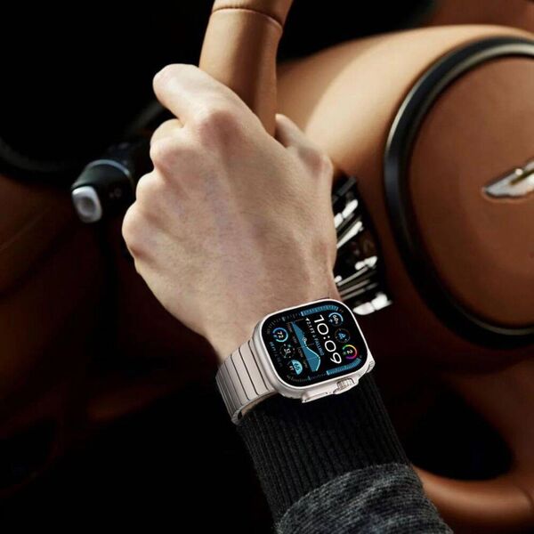 Strap for APPLE WATCH 6 / 7 / 8 / 9 / 10 / SE / ULTRA 1 / 2 (44 / 45 / 46 / 49 MM) Tech-Protect LinkBand silver 5906302370948
