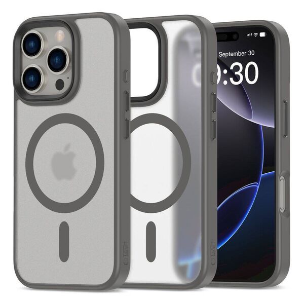 Case IPHONE 16 PRO Tech-Protect Magmat MagSafe Titanium 5906302372270