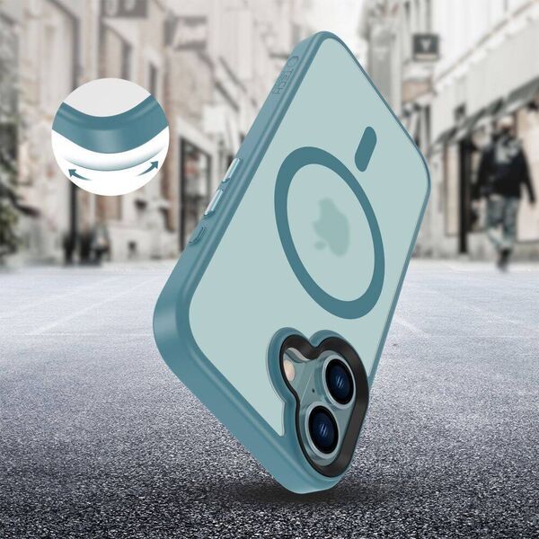 Case IPHONE 16 Tech-Protect Magmat MagSafe Matte Teal 5906302372355