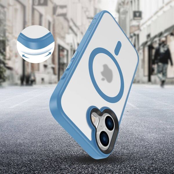 Case IPHONE 16 Tech-Protect Magmat MagSafe Matte Ultramarine 5906302372362