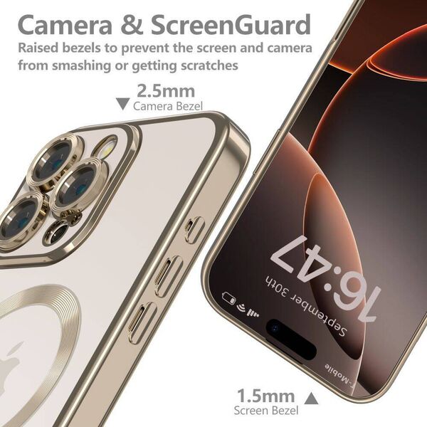 Case IPHONE 16 PRO MAX Tech-Protect MagFlex MagSafe Shinny Desert 5906302372256