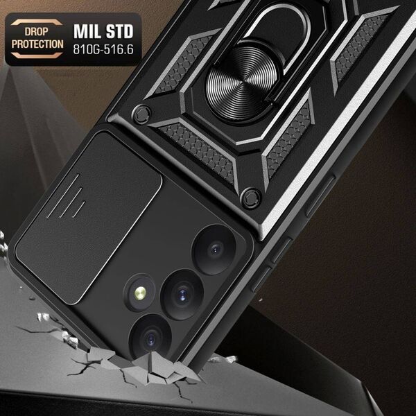 Case SAMSUNG GALAXY S24 FE Tech-Protect Camshield Pro black 5906302371518