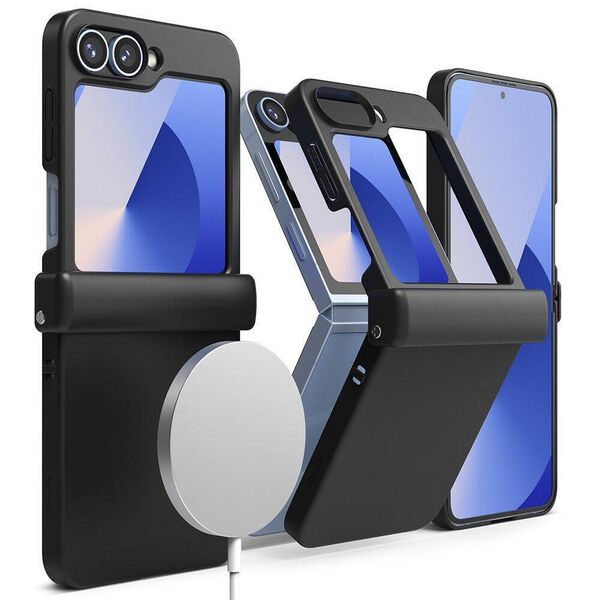 Case SAMSUNG GALAXY Z FLIP 6 Ringke Slim Hinge Magnetic MagSafe black 8809961788307