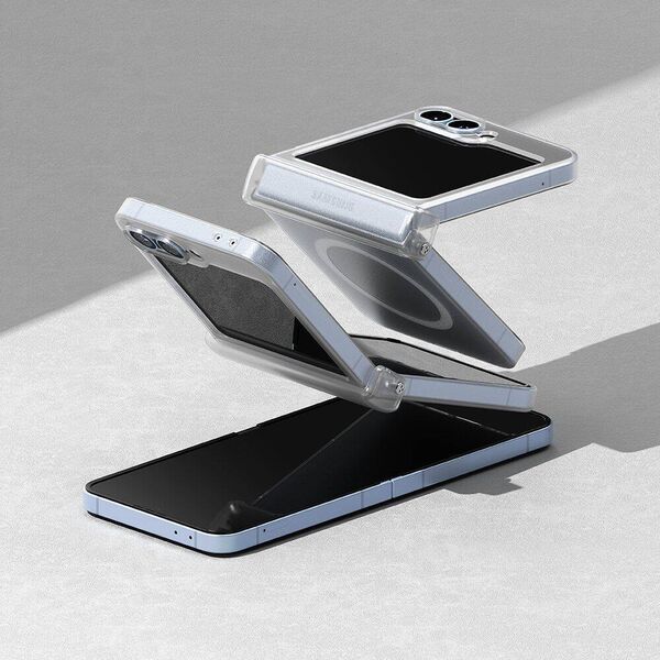 Case SAMSUNG GALAXY Z FLIP 6 Ringke Slim Hinge Magnetic MagSafe Clear transparent 8809961787676