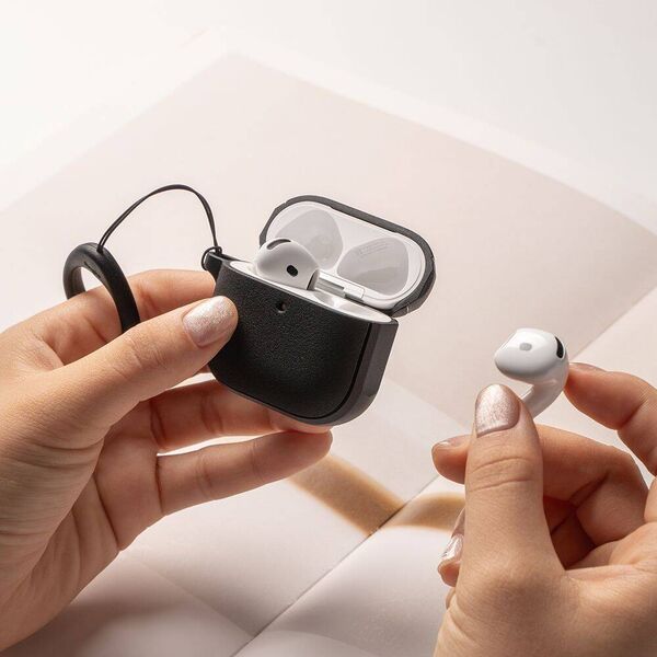 Case for APPLE AIRPODS 4 Ringke Onyx Magnetic MagSafe Warm Grey 8800274964167