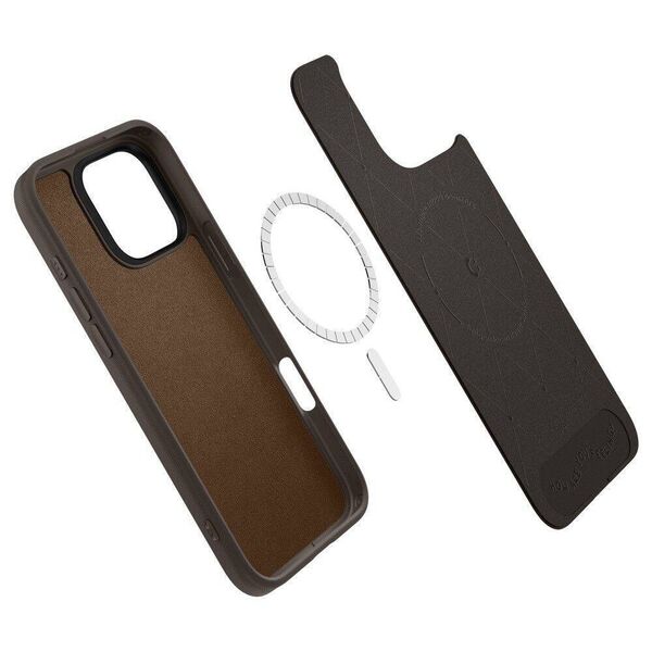 Case IPHONE 16 PRO Spigen Cyrill Kajuk Mag MagSafe Saddle Brown 8809971232876