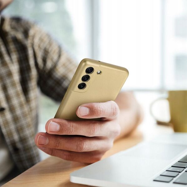 OEM Futerał METALLIC do SAMSUNG S24 FE złoty