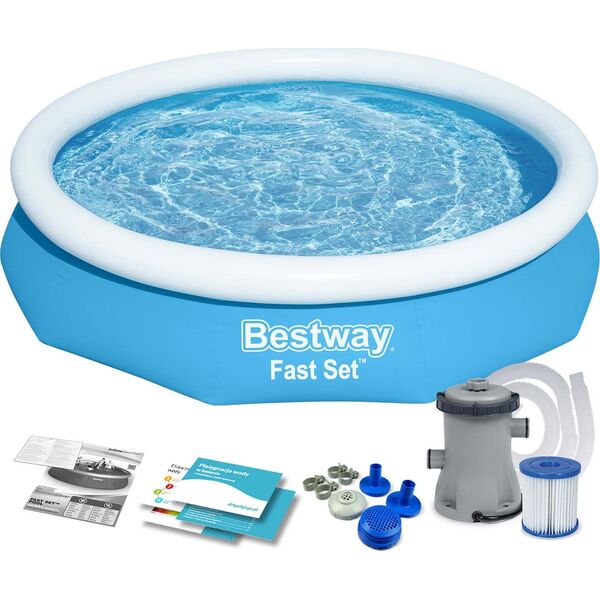 Bestway Baseinas Bestway Fast Set 305x66 cm, su filtru