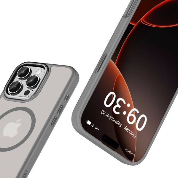 Case IPHONE 16 PRO Tech-Protect MagEdge MagSafe Titanium / Gunmetal 5906302372317