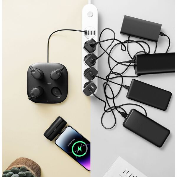 Powerbank Veger VEGER powerbank 20 000 mAh zestaw powerbanków 4 x 5000 mAh Pogo czarny