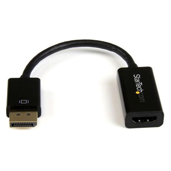 Adapter AV StarTech DisplayPort - HDMI czarny (DP2HD4KS)
