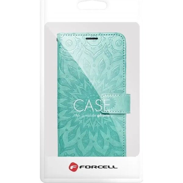 Kabura Forcell MEZZO Book do SAMSUNG A33 5G mandala zielony