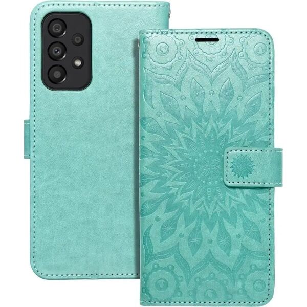 Kabura Forcell MEZZO Book do SAMSUNG A33 5G mandala zielony