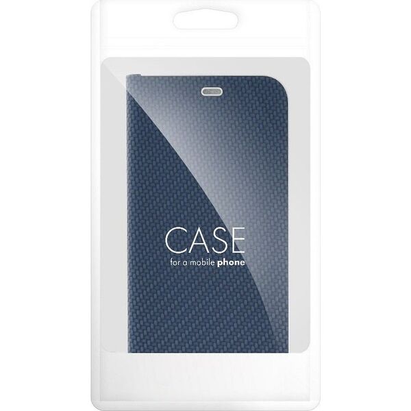 OEM Kabura LUNA Book Carbon do SAMSUNG A54 5G niebieski