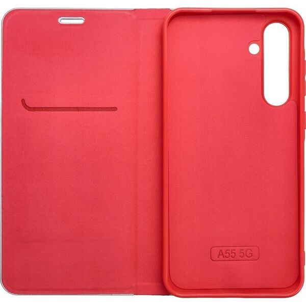 OEM Kabura LUNA Book Carbon do SAMSUNG Xcover 7 czerwony 14243503 5903396324574