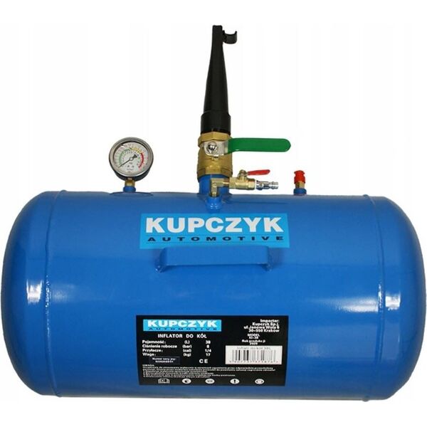 Sprężarka Goodyear KUPCZYK INFLATOR PRESSURE TANK FOR INFLATION OF TIRES 38L