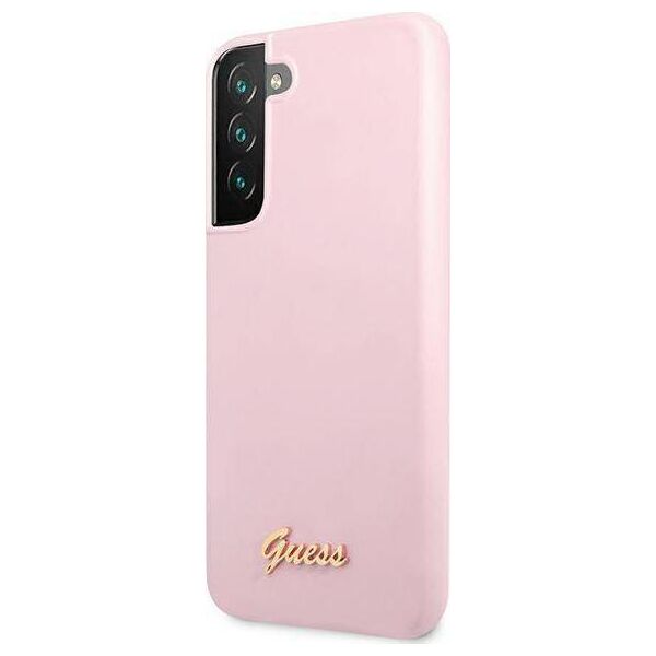 Guess Guess GUHCS22MLSLMGLA S22+ S906 lawenda/lavender hardcase Silicone Script Metal Logo