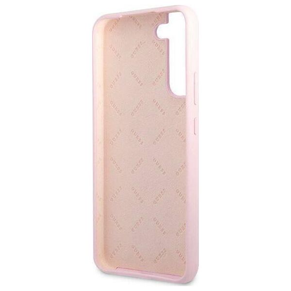 Guess Guess GUHCS22MLSLMGLA S22+ S906 lawenda/lavender hardcase Silicone Script Metal Logo