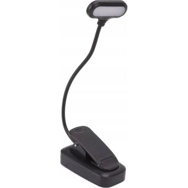 Lampka biurkowa Bounn Lampka LED nocna z klipsem na ksiÄÅ¼kÄ czarna