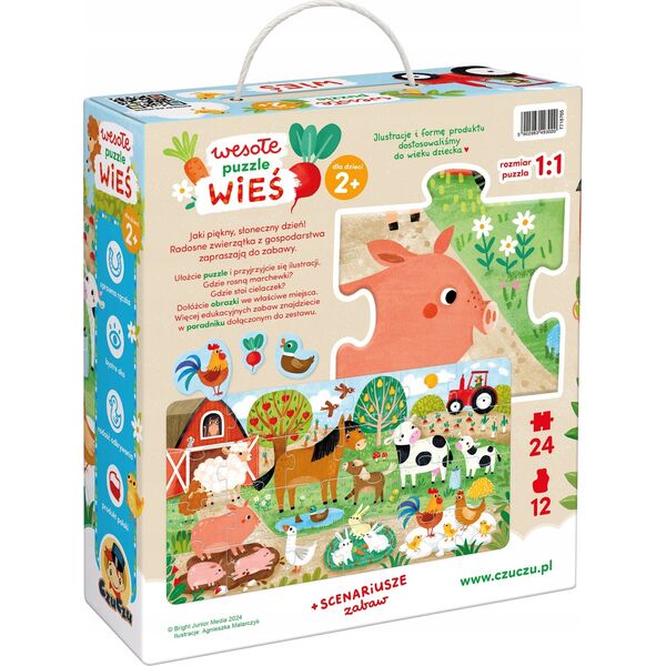 Czuczu Wesołe puzzle 24 elementy