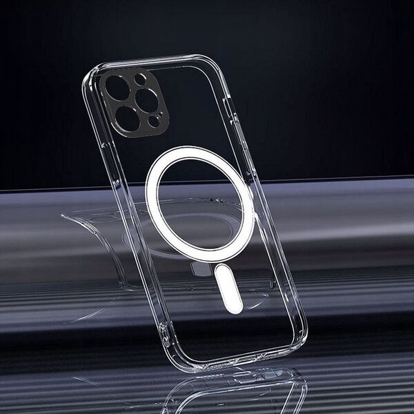 OEM Futerał CLEAR MAG COVER (MID) kompatybilny z MagSafe do IPHONE 15 Pro Max transparentny 14065877 5903396275531