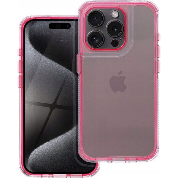 Θήκη OEM MATRIX CLEAR για IPHONE 15, ροζ πούδρα 14073689 5903396323379