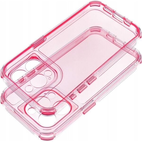 Θήκη OEM MATRIX CLEAR για IPHONE 15, ροζ πούδρα 14073689 5903396323379