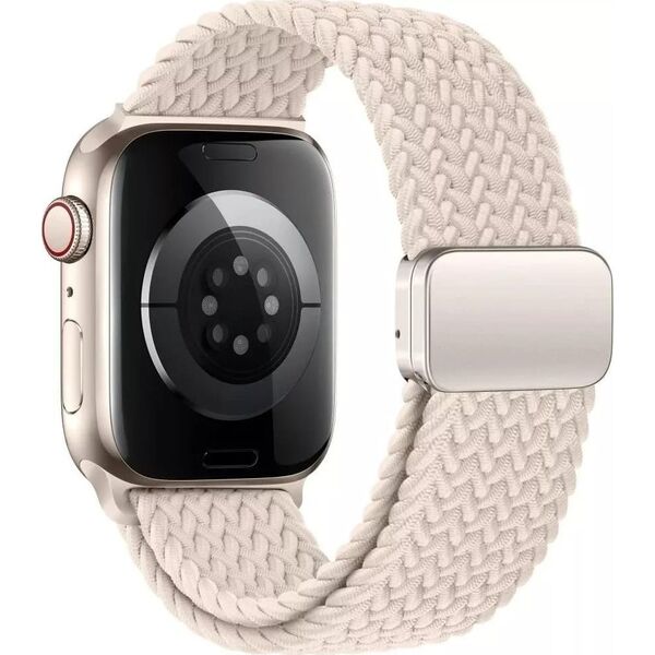 Tech-Protect Pasek Tech-Protect Nylonmag Apple Watch 4/5/6/7/8/9/SE/Ultra 1/2 42/44/45/49mm Starlight