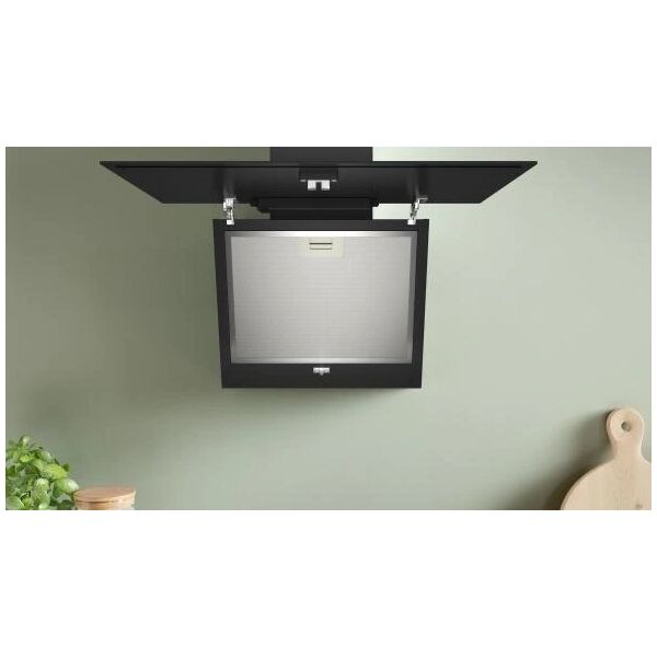 Okap Bosch Bosch Serie 2 DWK65DK60 okap kuchenny Naścienny Czarny 430 m³/h A