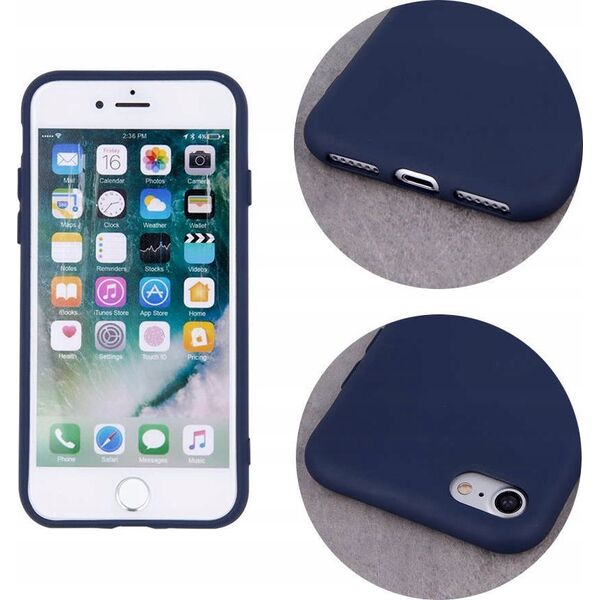 Vega NAKŁADKA SILICON CASE DO DO SAMSUNG GALAXY M55 5G CIEMNONIEBIESKA>