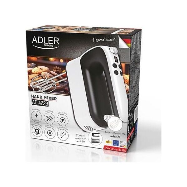Mikser Adler Mikser z LCD