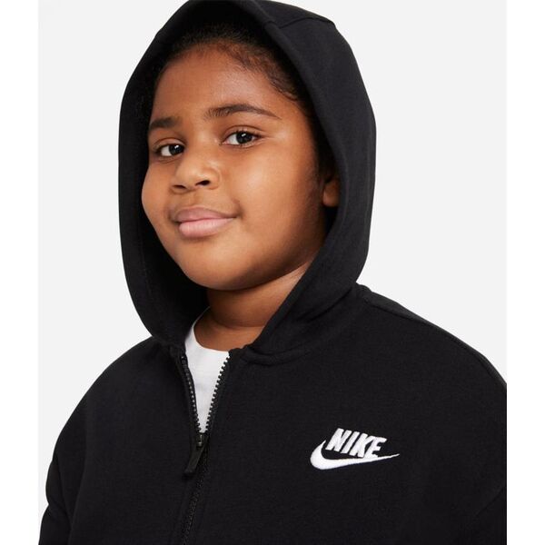 Nike Bluza Nike Sportswear Club Fleece Jr girls DC7118 010 DC7118 010 czarny M (137-147)