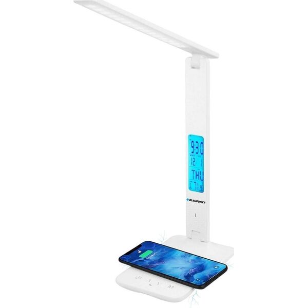 Lampka biurkowa Blaupunkt Blaupunkt Lampka biurkowa PRO LED 6W CCT 3000K-6000K ekran LCD biała