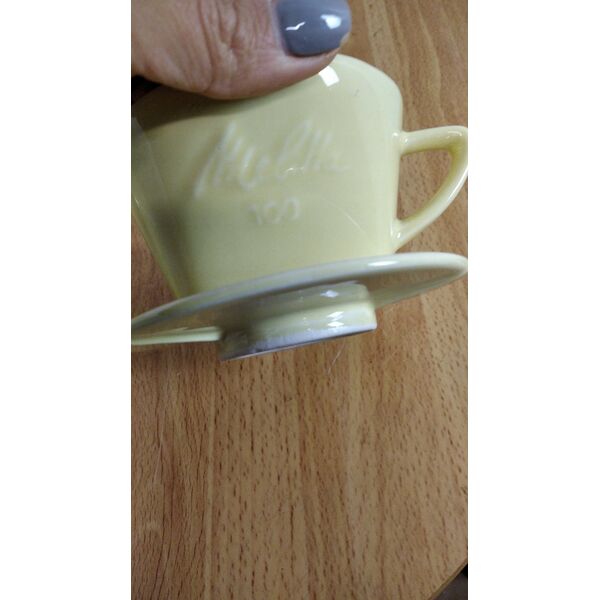Melitta Melitta porcelanowy dripper do kawy 1x4 - Biały