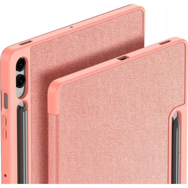 Etui na tablet Dux Ducis Etui Dux Ducis Domo Samsung Galaxy Tab S9 FE+ Plus różowe