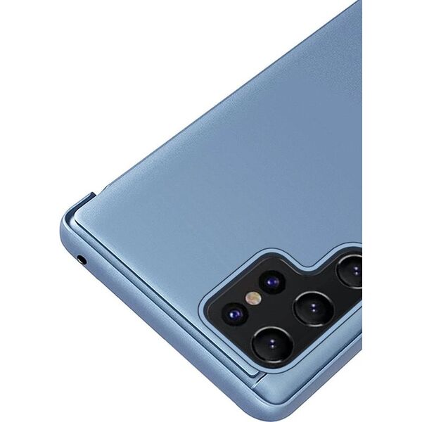 Hurtel Etui Clear View Case do Samsung S24 Ultra z klapką - niebieskie
