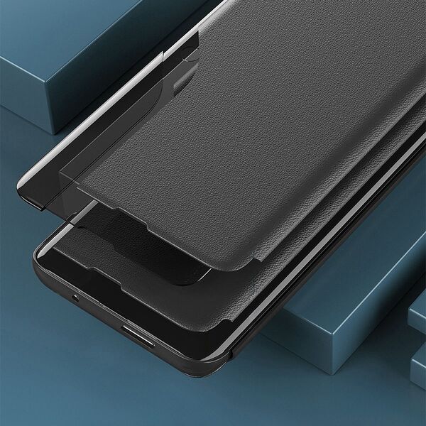 Hurtel Etui Eco Leather View Case do Samsung S24 Ultra z klapką - czarne