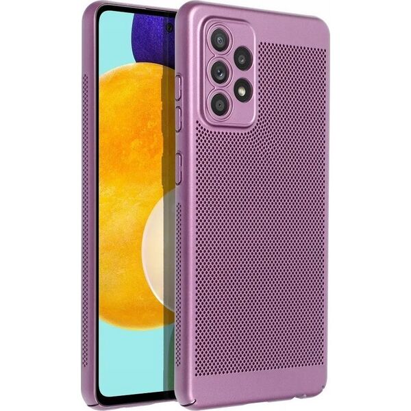 OEM Futerał BREEZY do SAMSUNG A52 5G / A52 LTE 4G / A52s 5G fioletowy