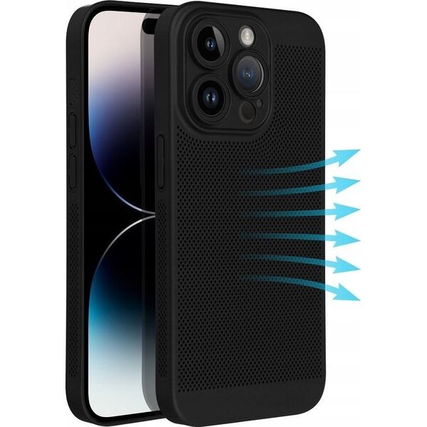 OEM Futerał BREEZY do IPHONE 15 Pro czarny