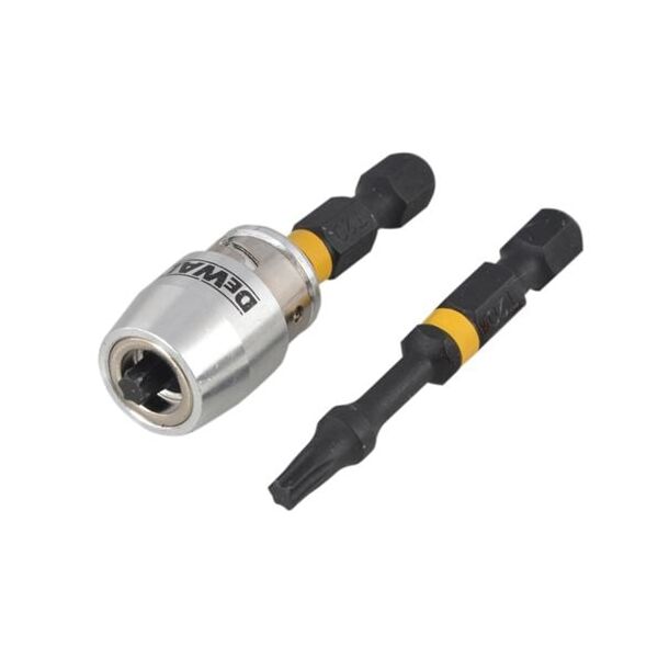 Dewalt Zestaw końcówek wkrętarskich 2xT20/50mm + uchwyt - DT70537T