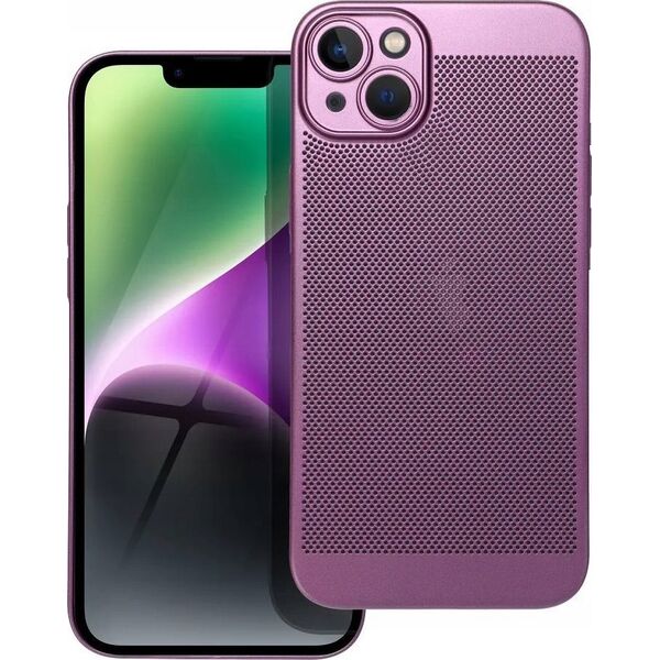 OEM Futerał BREEZY do IPHONE 15 fioletowy