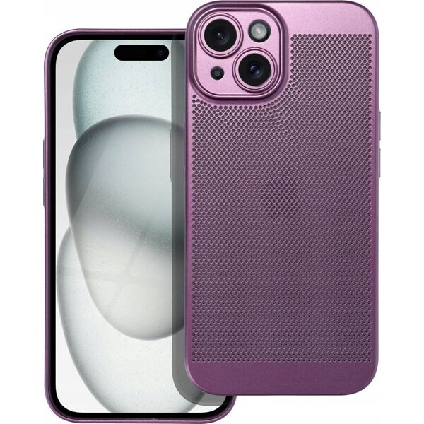 OEM Futerał BREEZY do IPHONE 15 fioletowy
