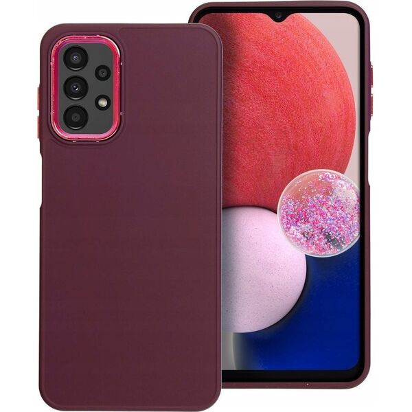 4kom.pl Futerał FRAME do SAMSUNG A13 5G / A04S fioletowy