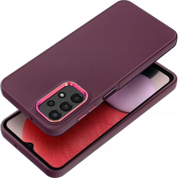 4kom.pl Futerał FRAME do SAMSUNG A13 5G / A04S fioletowy