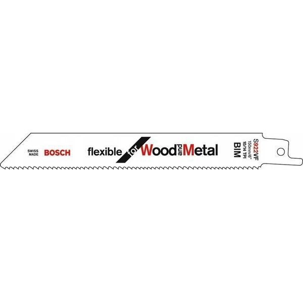 Bosch Saw blades BOSCH S 922 VF Flexible for Wood and Metal, INCLUDED
